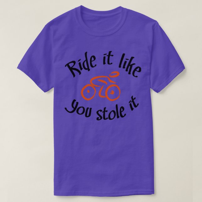 Camiseta Sube como si lo hubieras robado (Diseño del anverso)