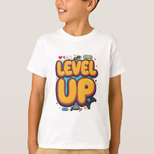 Camiseta ¡Sube de Nivel! Motivación y Logro en Juegos