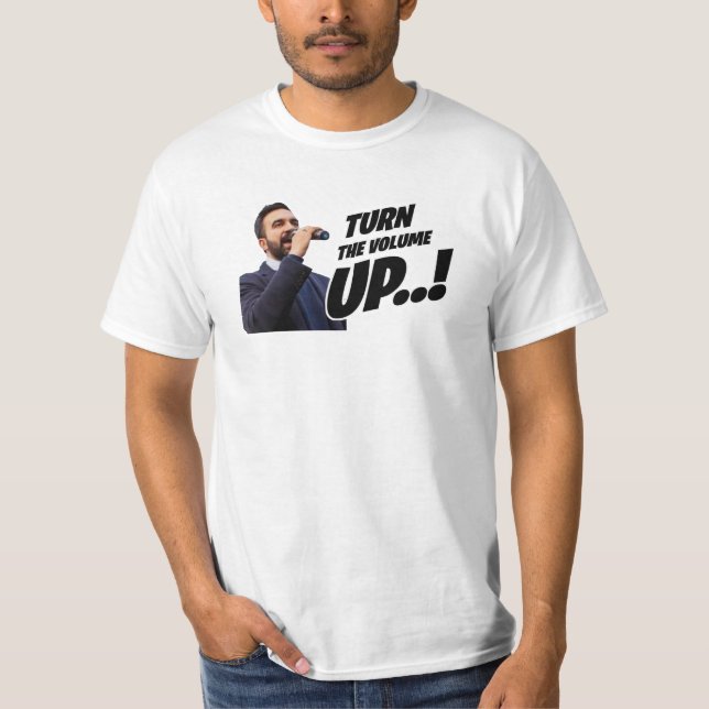 Camiseta Sube el Volumen (Anverso)