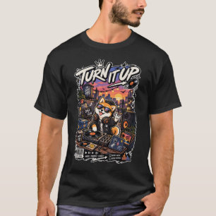 Camiseta Sube el Volumen – DJ Shiba Inu