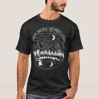 Camiseta Sube Más Preocúpate Menos Divertido Montaña Natura