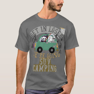Camiseta Sube perdedor nos vamos de camping en suv familia