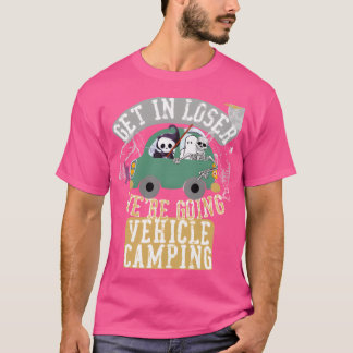 Camiseta Sube perdedor nos vamos de camping en vehículo ret