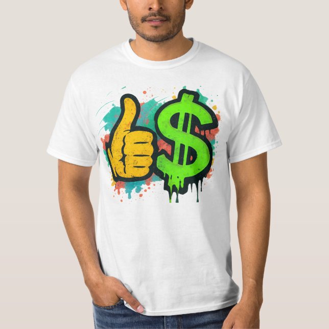 Camiseta ¡Sube Tu Dinero!  (Anverso)