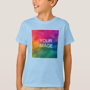 Camiseta Sube tu propia foto a los niños jóvenes en línea
