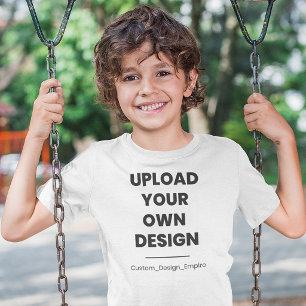 Camiseta Sube tu propio diseño aquí Plantilla personaliza