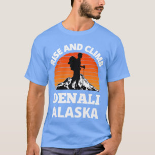 Camiseta Sube y escala el Monte Denali Alaska Montaña Vinta
