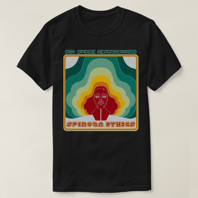 Camiseta Subespecie de Ética Spinoza Aeternitatis (Diseño del anverso)