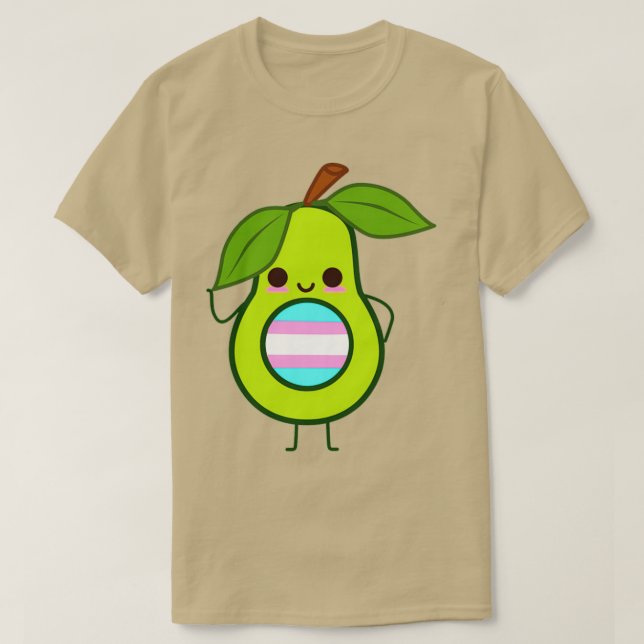 Camiseta Subgénero Transgénero Adagio de aguacate transgéne (Diseño del anverso)