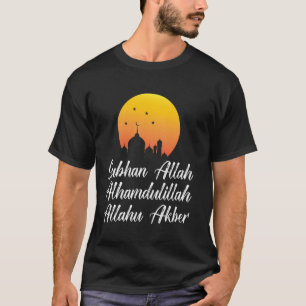 Camiseta Subhan Allah Alhamdulillah Allahu Akbar Islamic Ta