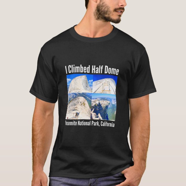 Camiseta Subí a media doma al Parque Nacional Yosemite Cali (Anverso)