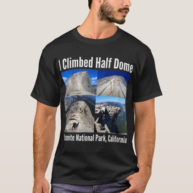 Camiseta Subí Media Cúpula, Parque Nacional Yosemite, Calif (Anverso)