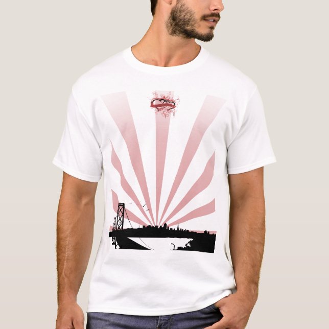 Camiseta Subida de Sun de la ciudad (Anverso)