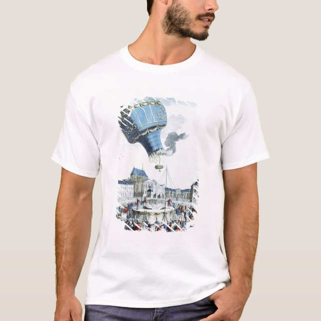 Camiseta Subida del globo de aire caliente de los hermanos (Anverso)