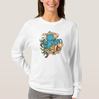 Camiseta Subida del pulpo del monstruo de Kraken