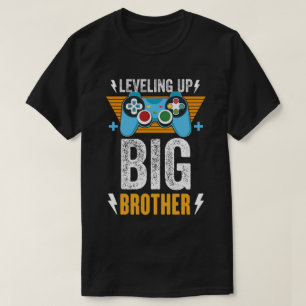 Camiseta Subiendo a hermano mayor divertido jugador vintage