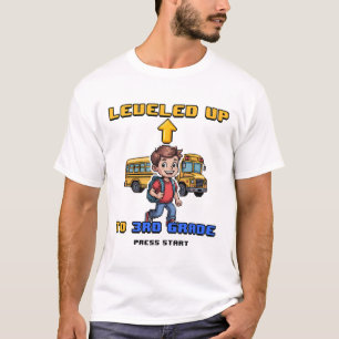 Camiseta Subiendo de Nivel 3er Grado Ck Para El Colegio Niñ