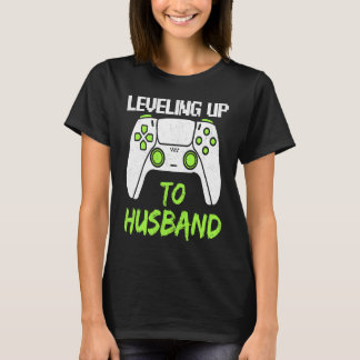 Camiseta Subiendo De Nivel A Esposo Fiesta De Despedida De