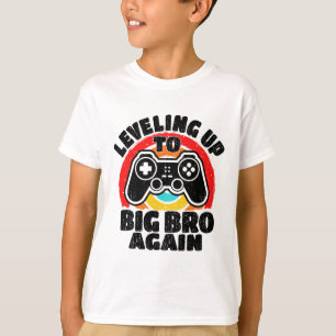 Camiseta Subiendo De Nivel A Gran Hermano De Nuevo Hermano 
