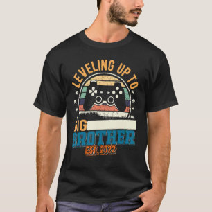Camiseta Subiendo De Nivel A Hermano Est. 2022  Juegos Juga