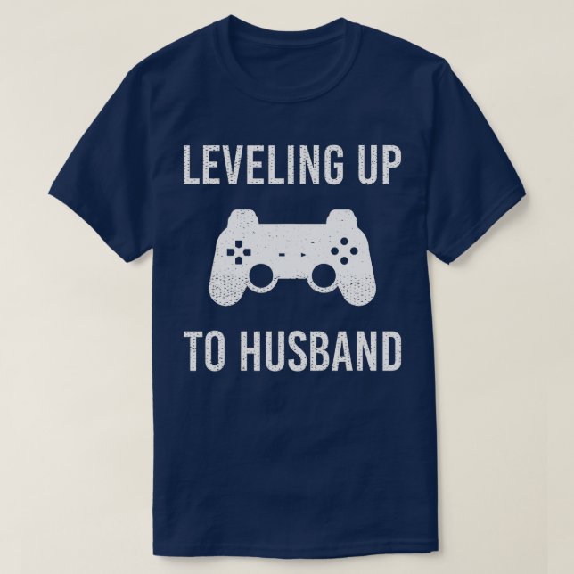 Camiseta Subiendo de Nivel a Marido (29)  (Diseño del anverso)