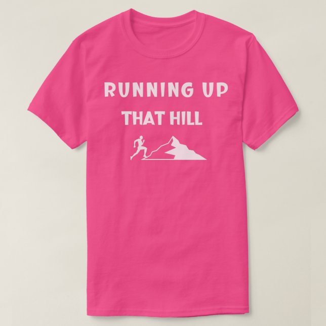 Camiseta Subiendo por encima de esa montaña trimezcla (Diseño del anverso)