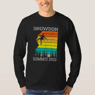 Camiseta Subió a la Cima del Monte Snowdon 2023 Caminata Ga