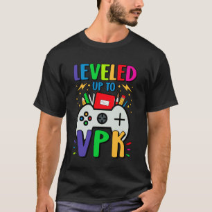 Camiseta Subió de nivel a VPK Regreso a clases Primer día d