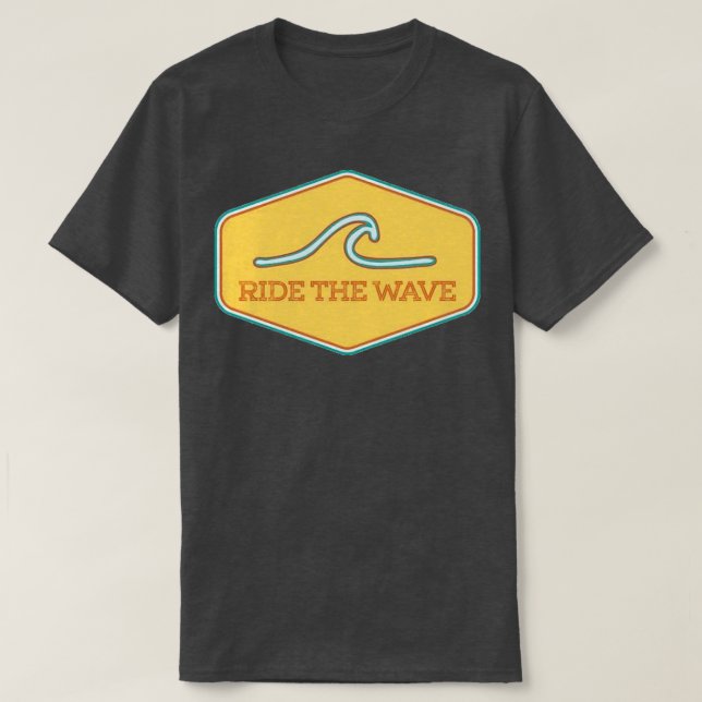 Camiseta subir a la ola (Diseño del anverso)