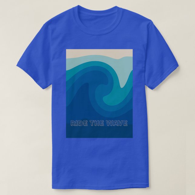 Camiseta subir a la ola (Diseño del anverso)