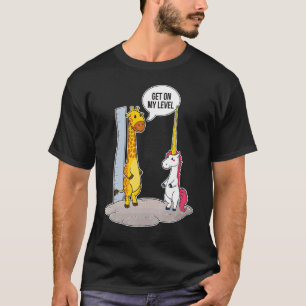 Camiseta Subir a mi nivel de jirafa