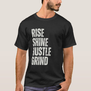 Camiseta SUBIR BRILLAR TRABAJAR CON AHÍNCO Motivación Empre