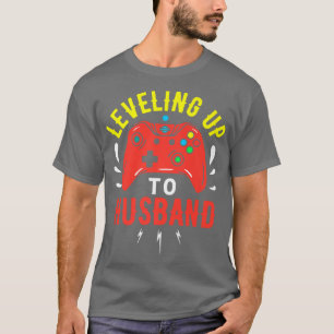 Camiseta Subir De Nivel A Marido Divertida Despedida De Sol