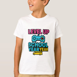 Camiseta Subir de Nivel Año Escolar Jugador Autobús Regreso