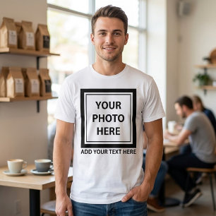 Camiseta Subir imagen foto y agregar texto – Personalizar
