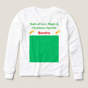 Camiseta-Subir tu foto y nombre navidad camiseta