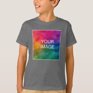 Camiseta Subir tu plantilla de fotos Niños jóvenes en línea