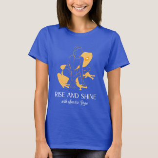 Camiseta Subir Y Brillar Con Sunrise Yoga Funny Yoga