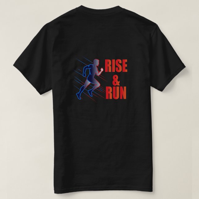 Camiseta Subir y correr (Reverso del diseño)