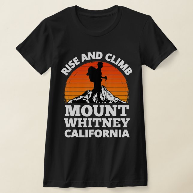 Camiseta Subir y escalar el Monte Whitney California (Distribución)