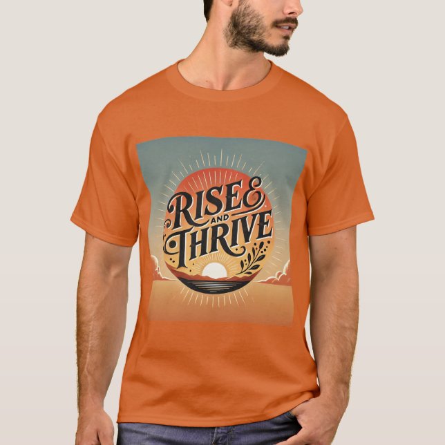 Camiseta Subir Y Prosperar Inspirador (Anverso)