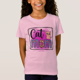 Camiseta Sublimación de Cat Mom
