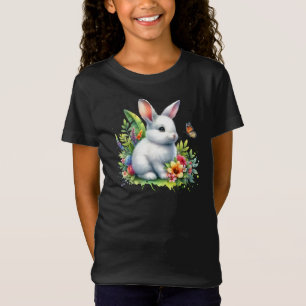 Camiseta Sublimación de Conejo Animal de la Granja de Bebé