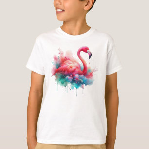 Camiseta Sublimación de flamenco rosa-95159