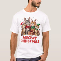 Sublimación de gatos de Navidades divertidos