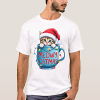 Sublimación de gatos de Navidades divertidos