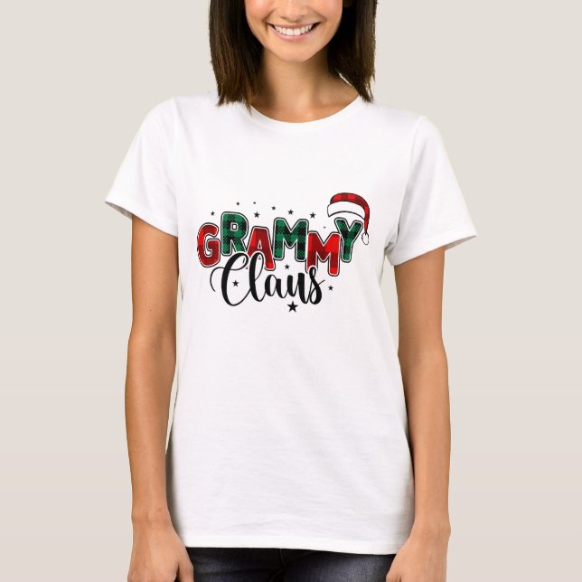 Camiseta Sublimación de Navidades Grammy Claus (Anverso)