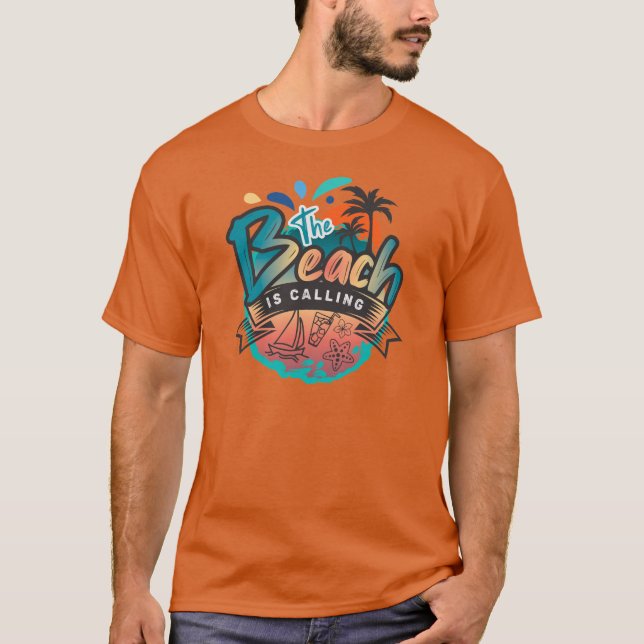 Camiseta Sublimación de verano y playa (Anverso)