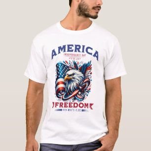 Camiseta Sublimación del águila estadounidense