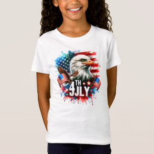 Camiseta Sublimación del águila patriótica estadounidense-6